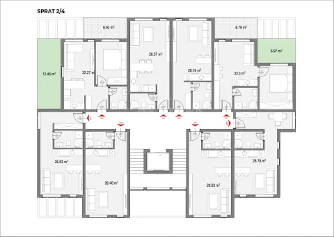 Floor plan showing the apartment layout and square footage. - image 7