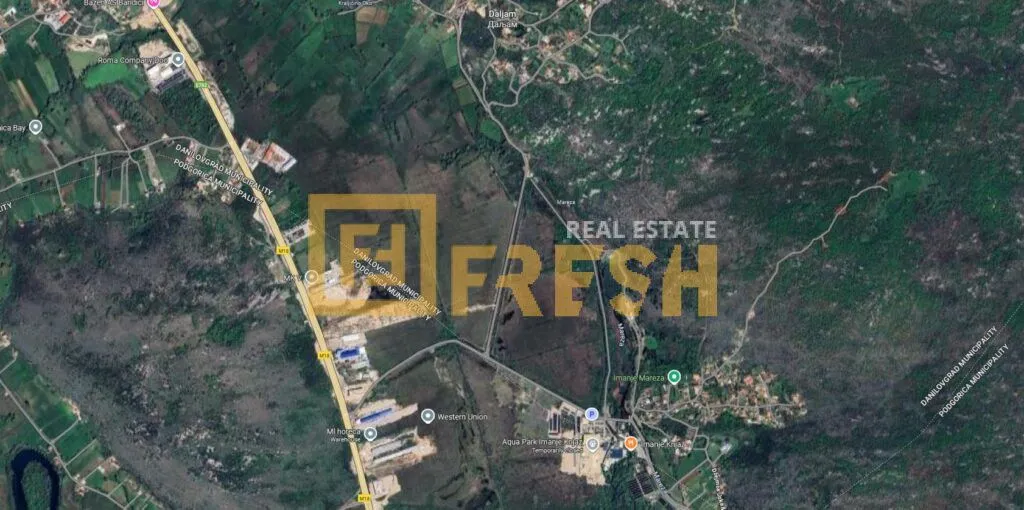 Prodaja, plac, 3708m², Mareza, Podgorica