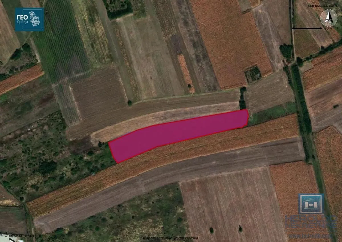 Prodaja, plac, 6600m², Zmić, Ćuprija