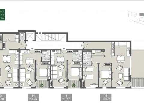 Prodaja, dvosoban stan, 68m², Tivat, Crna Gora - image 9