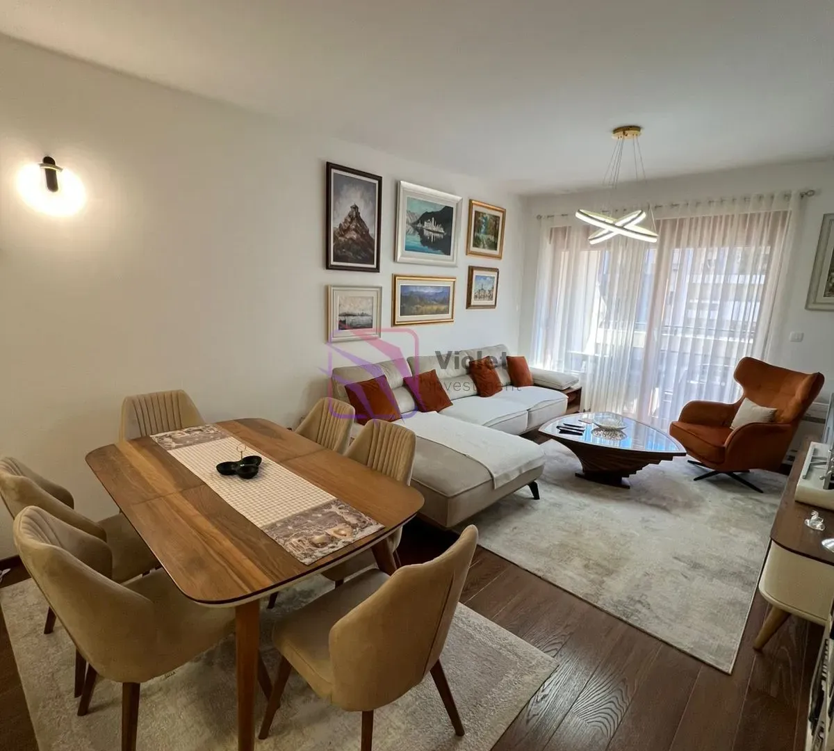 Rent, two bedroom apartment, 69m², Master Kvart, Podgorica