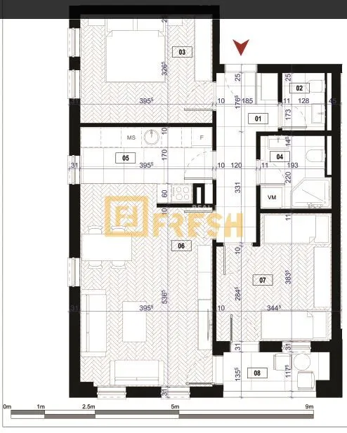 Prodaja, dvosoban stan, 72m², Zabjelo, Podgorica