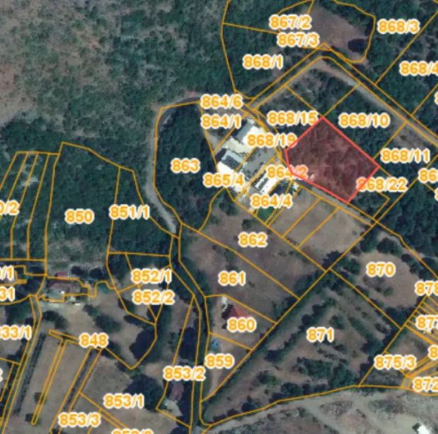 Sale, land lot, 955m², Tološi, Podgorica
