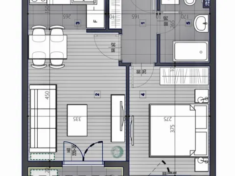 Prodaja, jednosoban stan, 40m², Pobrežje, Podgorica - image 2
