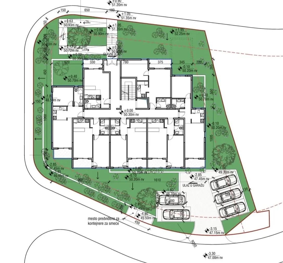 Prodaja, jednosoban stan, 46m², Dubovica, Budva