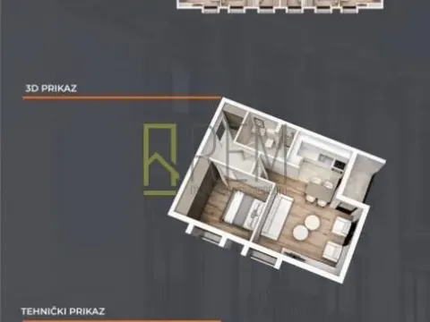 Sale, one bedroom apartment, 46m², Stari Aerodrom, Podgorica - image 11