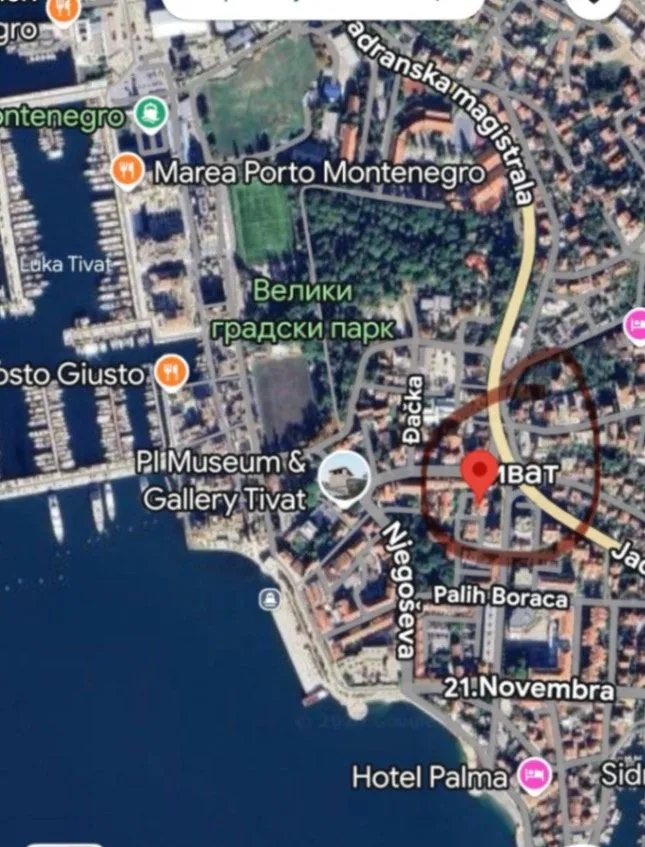 Prodaja, dvosoban stan, 52m², Centar, Tivat