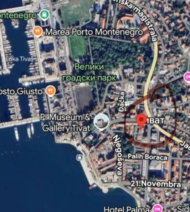 Prodaja, dvosoban stan, 52m², Centar, Tivat