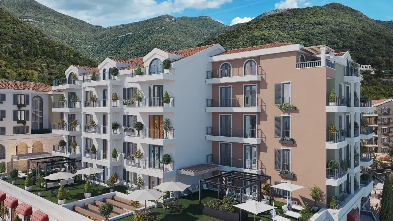 Prodaja, jednosoban stan, 48m², Bonići, Tivat