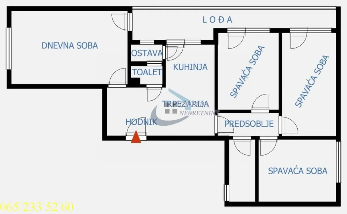 Prodaja, četvorosoban stan, 104m², Gradska Bolnica, Zvezdara Sve Podlokacije