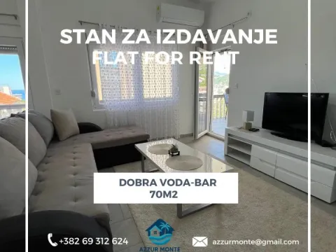Rent, apartment, 70m², Dobre Vode, Bar
