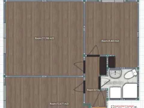 Prodaja, dvosoban stan, 47m², Železnička Stanica, Novi Sad Sve Podlokacije - image 11