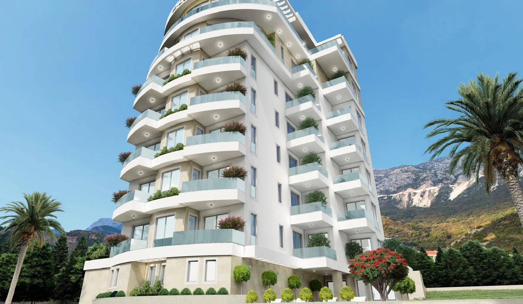 Sale, two bedroom apartment, 74m², Bečići, Budva