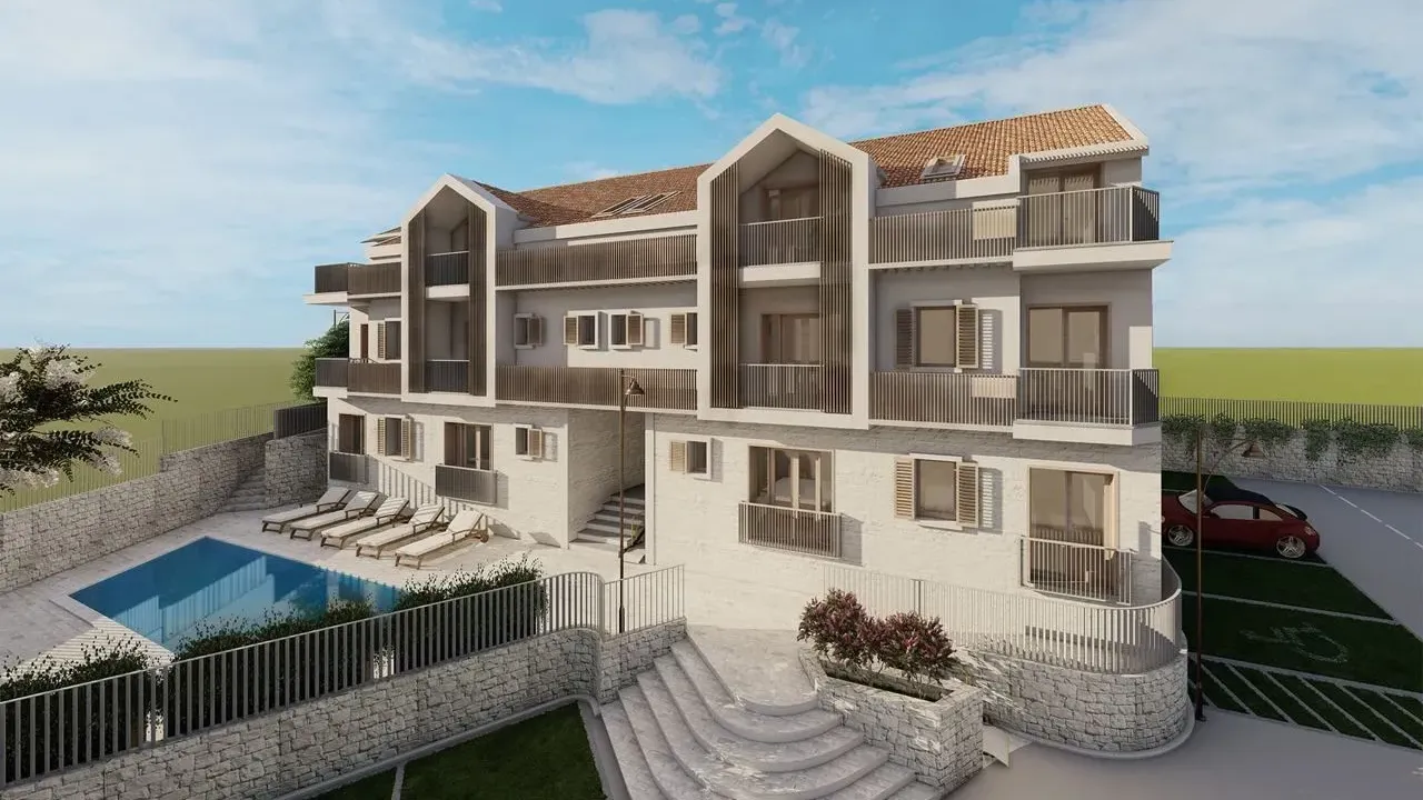 Sale, one bedroom apartment, 49m², Risan, Kotor