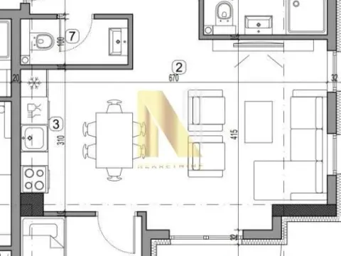 Prodaja, trosoban stan, 65m², Centar, Inđija - image 6