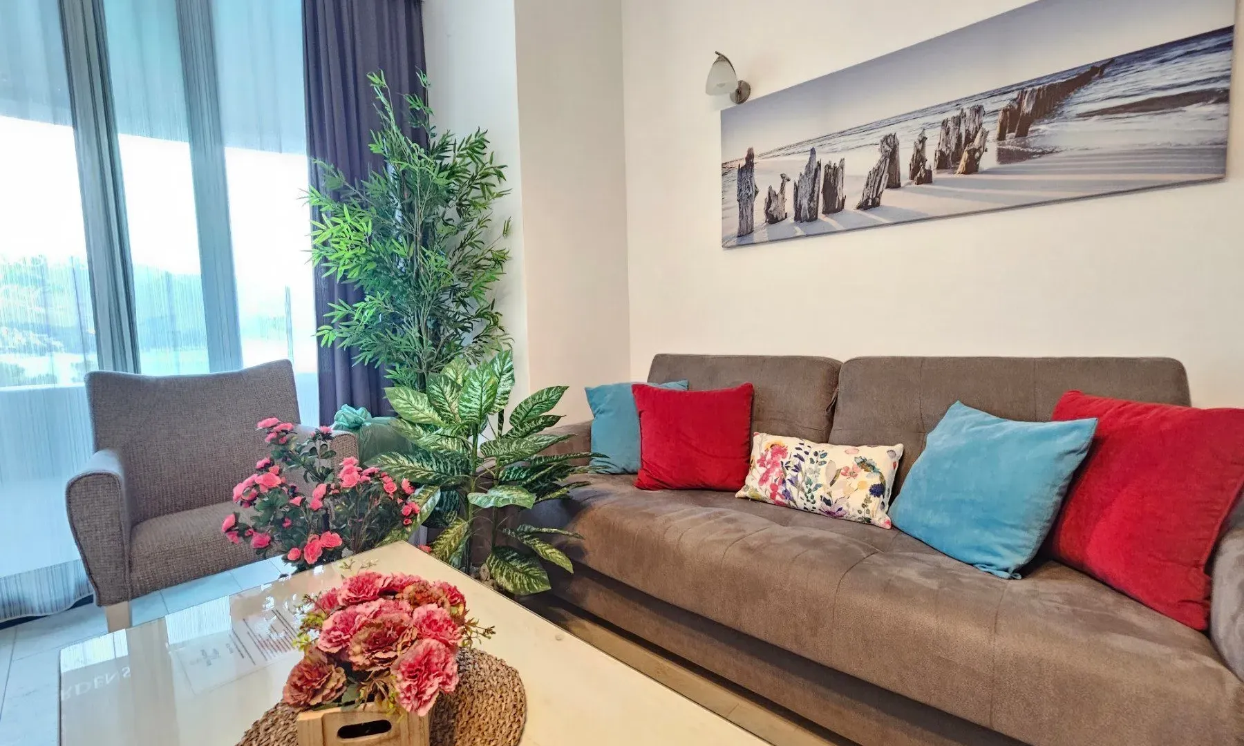 Rent, one bedroom apartment, 57m², Budva, Crna Gora