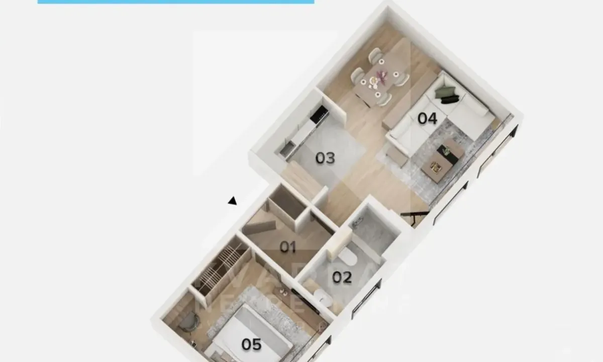 Sale, one bedroom apartment, 47m², Centar, Kolašin