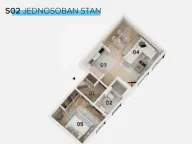 Sale, one bedroom apartment, 47m², Centar, Kolašin - image 1