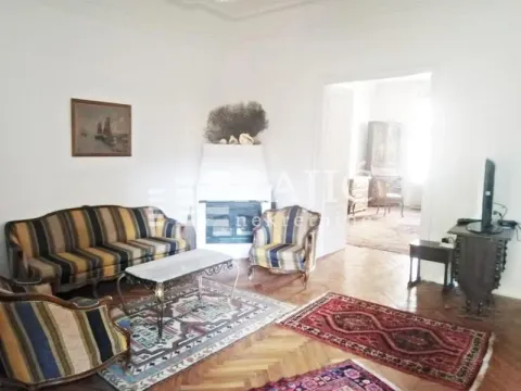 Spacious living room with seating set and fireplace. - image 5