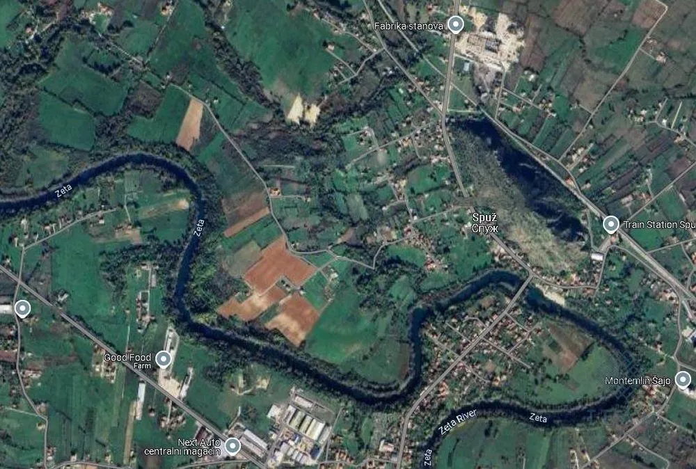 Prodaja, plac, 9925m², Spuž, Danilovgrad