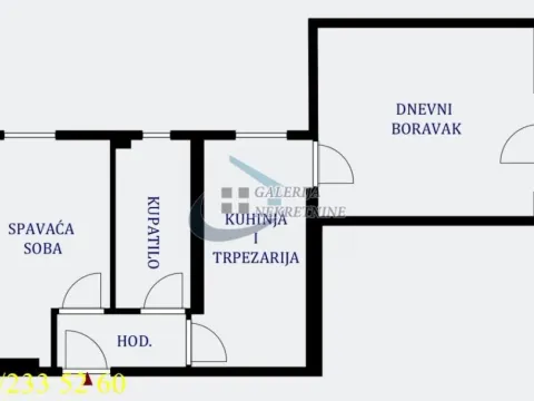 Prodaja, dvosoban stan, 42m², Lion, Zvezdara Sve Podlokacije - image 5