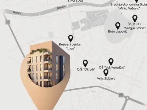 Sale, studio apartment, 26m², Zabjelo, Podgorica - image 3