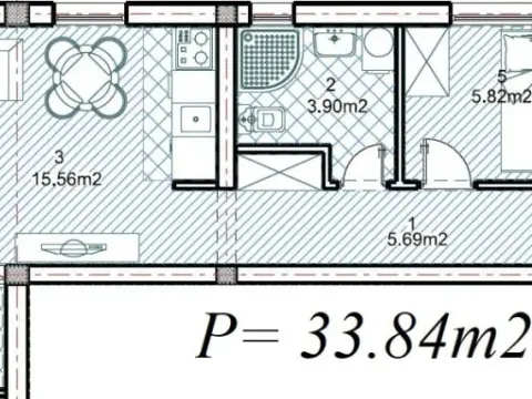 Prodaja, jednosoban stan, 33m², Baošići, Herceg Novi - image 2