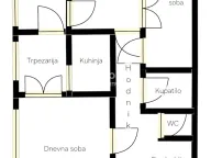 Prodaja, trosoban stan, 75m², Novi Beograd Blok 23, Novi Beograd Sve Podlokacije - image 2