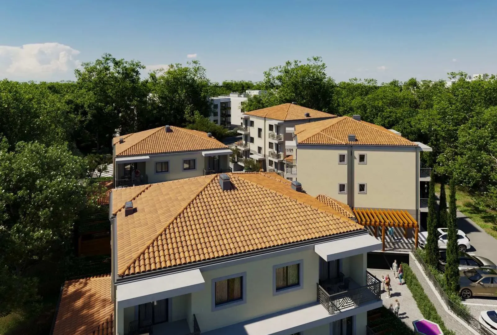 Sale, studio apartment, 63m², Lastva Grbaljska, Kotor