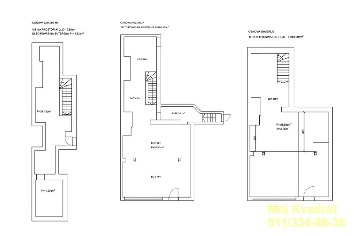 Rent, office space, 200m², Slavija, Vračar Sve Podlokacije