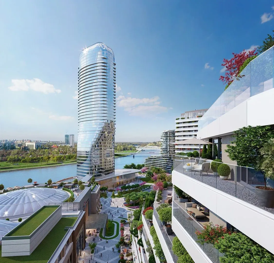 Sale, three bedroom apartment, 98m², Beograd Na Vodi, Beograd