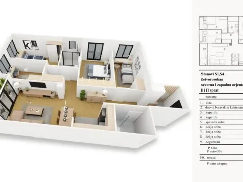 Prodaja, trosoban stan, 86m², Medijana, Niš - image 4