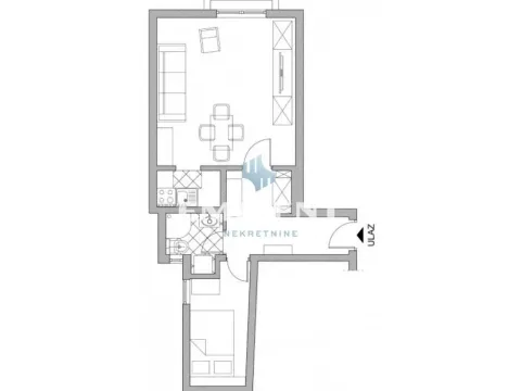 Rent, two bedroom apartment, 41m², Vukov Spomenik, Zvezdara Sve Podlokacije - image 11