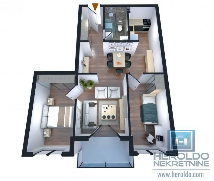 Prodaja, trosoban stan, 67m², Centar, Jagodina