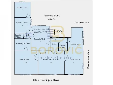 Sale, apartment, 130m², Skadarlija, Beograd - image 17