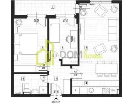 Prodaja, dvosoban stan, Zagorič, Podgorica - image 3