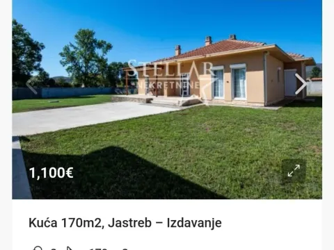 Izdavanje, kuća, 170m², Jastreb, Danilovgrad - image 1