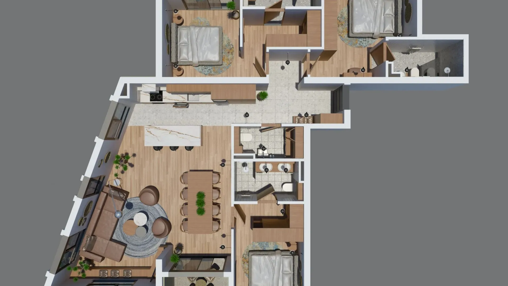 Prodaja, trosoban stan, 126m², Zabjelo, Podgorica