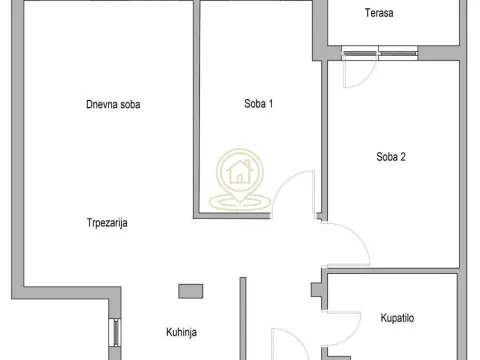 Rent, three bedroom apartment, 60m², Lekino Brdo, Voždovac Sve Podlokacije - image 11