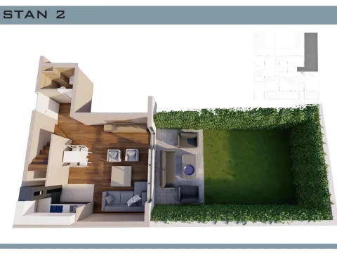 Sale, three bedroom apartment, 54m², Cvetkova Pijaca, Zvezdara Sve Podlokacije - image 4