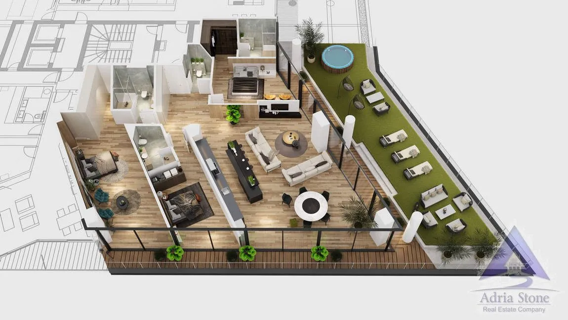 Sale, apartment, 30m², Rafailovići, Budva