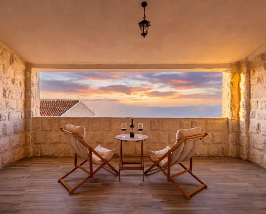 Rent, one bedroom apartment, 44m², Reževići, Budva
