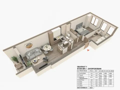 Stan in Zemun Gornji Grad