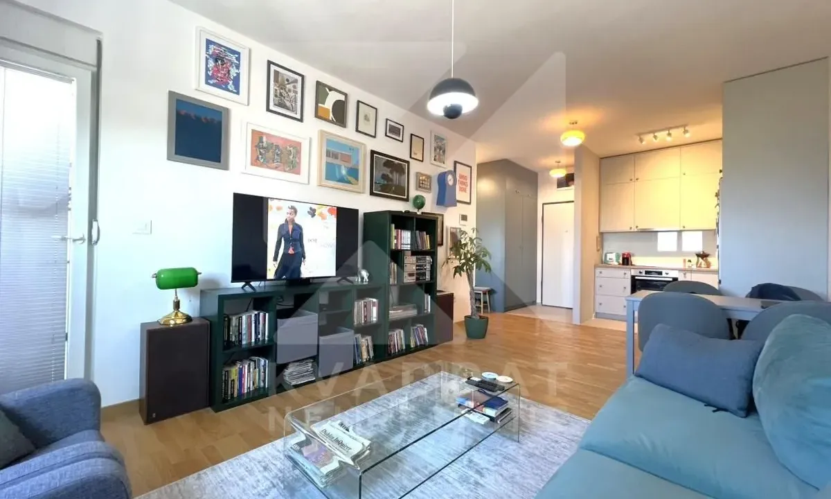 Rent, one bedroom apartment, 46m², Stari Aerodrom, Podgorica