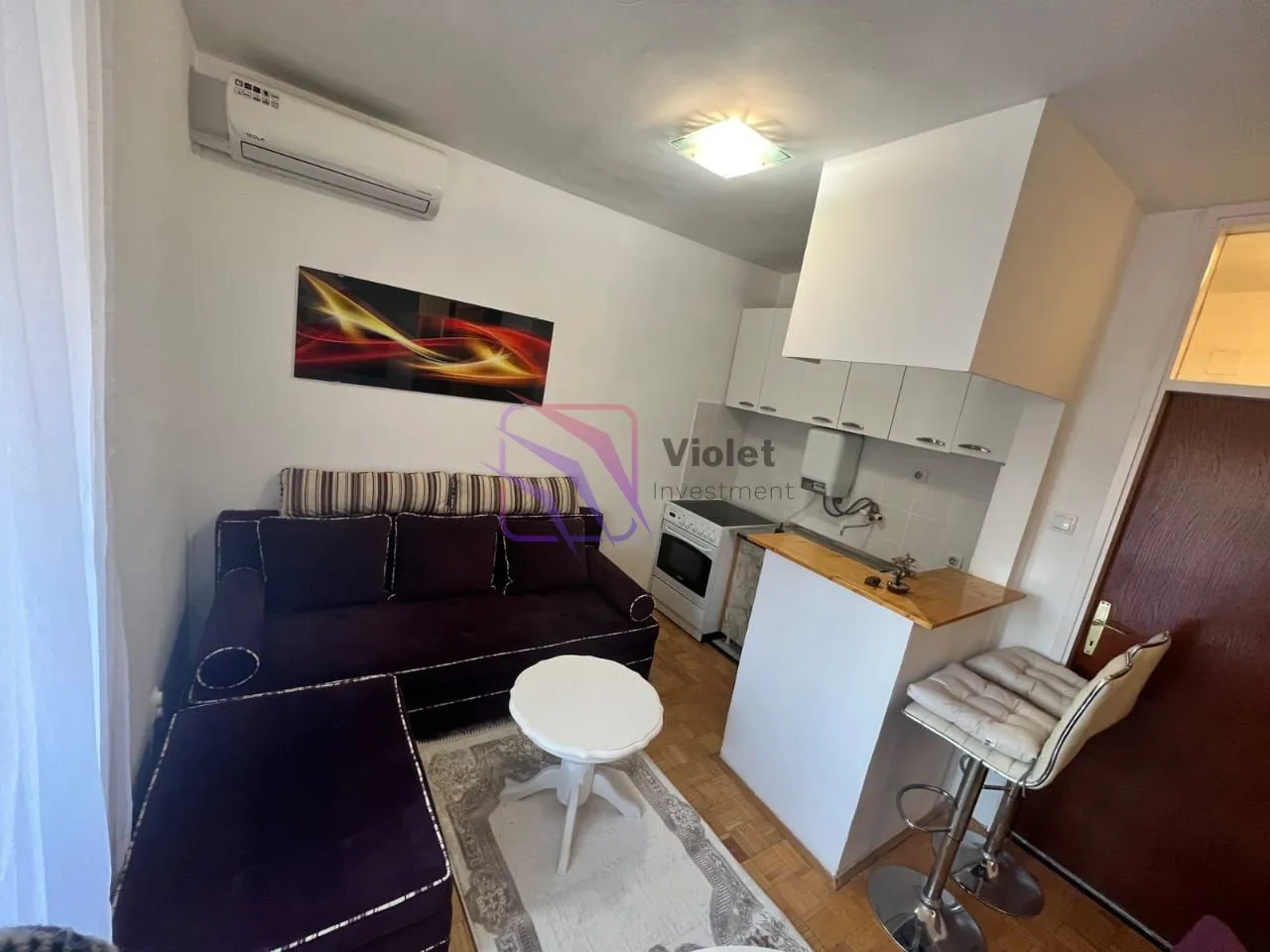 Rent, one bedroom apartment, 35m², Stari Aerodrom, Podgorica