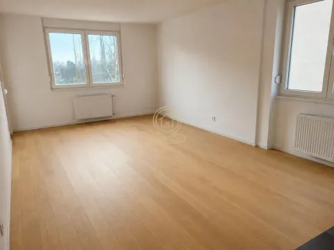 Prazna soba sa parketom i belim zidovima. - image 2