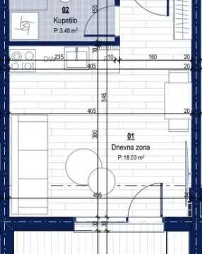Sale, apartment, 28m², Budva, Crna Gora - image 13
