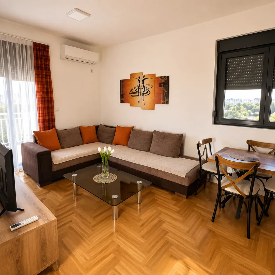 Rent, two bedroom apartment, 60m², Zabjelo, Podgorica