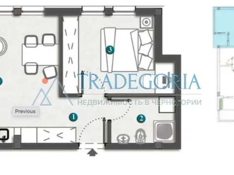 Prodaja, jednosoban stan, 42m², Herceg Novi, Crna Gora - image 17