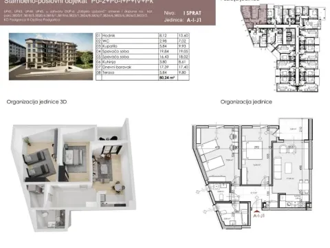 Prodaja, jednosoban stan, 50m², Ljubović, Podgorica - image 10